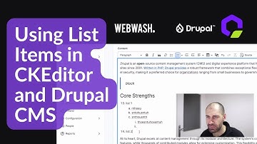 Using List Items in CKEditor and Drupal CMS