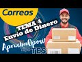 Tema CORREOS | Envio de Dinero | tipo test por títulos | Aprueba Oposita 50 preguntas examen Correos