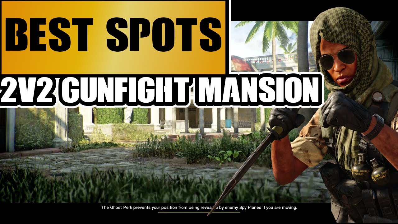 *NEW* 2v2 Gunfight Mansion Best Spots and Routes - Black Ops Cold War