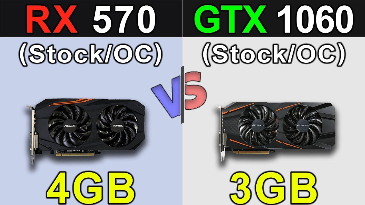 RX 570 Vs. GTX 1060 | Stock and Overclock | New Games Benchmarks - YouTube