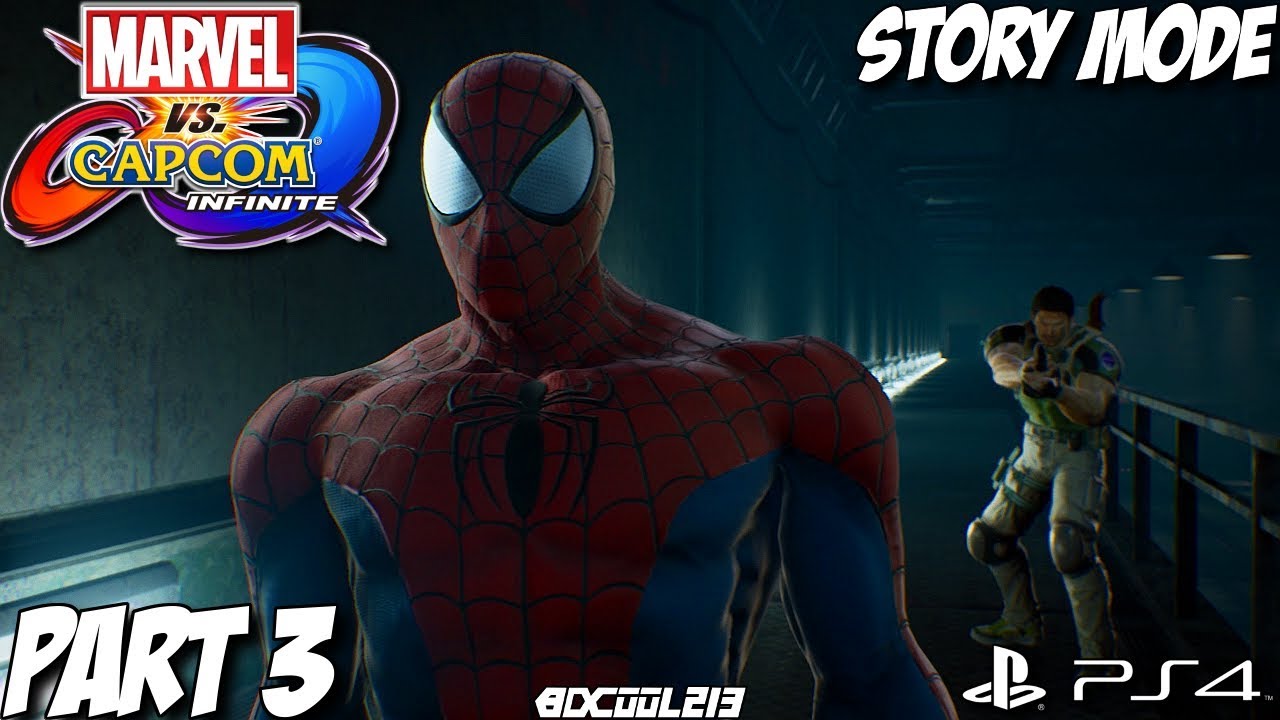 Прохождение игры Marvel vs Capcom Infinite Story Mode, часть 3 — Mind Stone — PS4 Let's Play