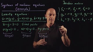 Systems of Nonlinear Equations (Example) | Lecture 34 | Numerical Methods for Engineers