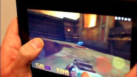 BlackBerry PlayBook Playing Quake Multiplayer!