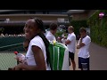 Behind the Scenes with Coco Gauff at Wimbledon 2019