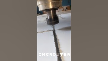 20mm black backlite cncrouter cutting #cnc #cncmill #cncrouter