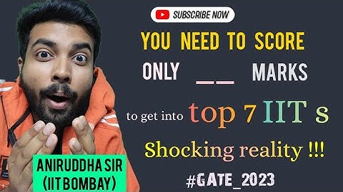 GATE 2023 : Top 7 IIT s Cutoff ! #gate2023 #aniruddhasir #iitkanpur #civil #iitbombay #yt #cutoff