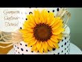 How to Make a Gumpaste Sunflower