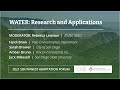 WATER: Research and Applications | 2021 Southwest Adaptation Forum