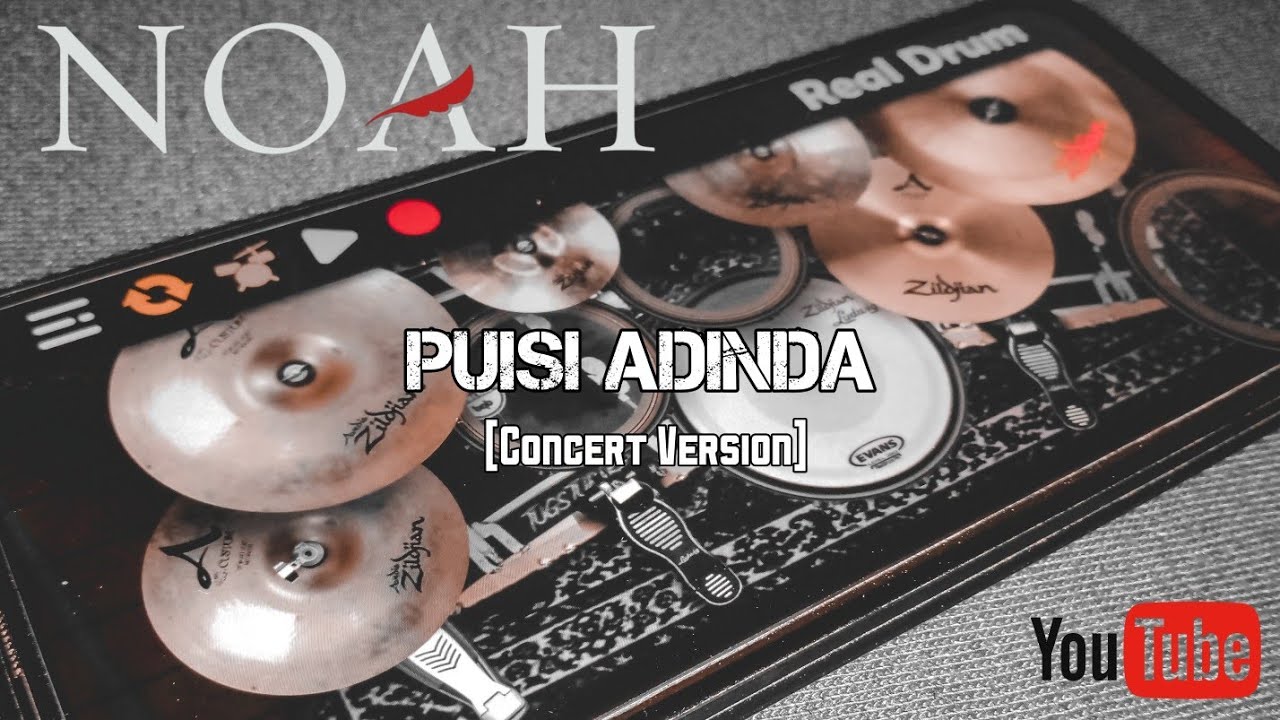 Puisi Adinda - Noah [LIVE VERSION] | Real Drum Cover 🇮🇩