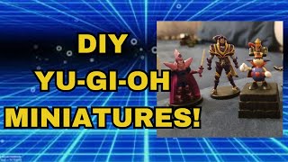 How To Make Yugioh Miniatures For DnD, Etc! | Yu-Gi-Oh DIY! @KaibaHacksDartz