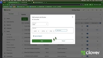 Clover | Inventory Items with Multiple Attributes Variations | M1 Technical Support