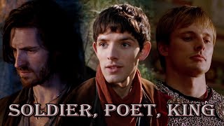 gwaine, merlin, arthur | soldier, poet, king Resimi