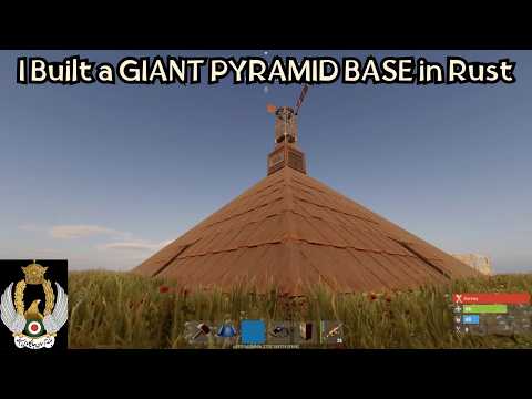 I Built a GIANT PYRAMID BASE in Rust! ๐บ | 5-Story Secure Base Build