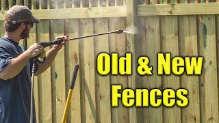 How To Pressure Washing Fences Old and New