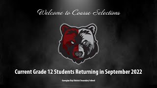 Course Selections for Grade 12 Students