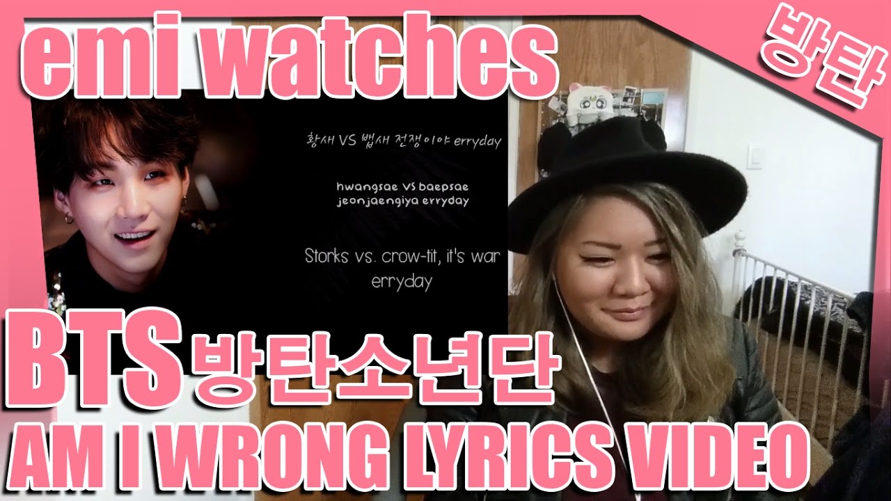 #BTS 방탄소년단 - AM I WRONG Lyrics REACTION | theswitchgirls - YouTube