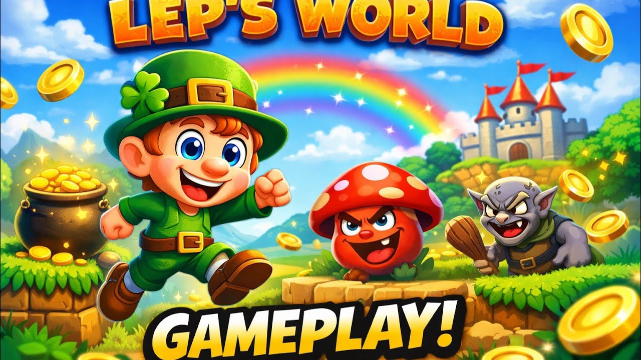 Lep’s World Gameplay | Epic Adventure & Coins Collection 🍀
