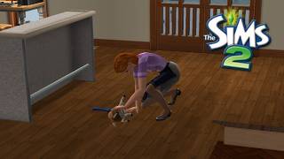 solo living with a cute dog 🐶 | sims 2 slow gameplay | no commentary 🙉