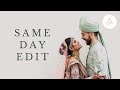 👰🏽+🤵🏻 React to Their Indian Wedding SAME DAY EDIT!