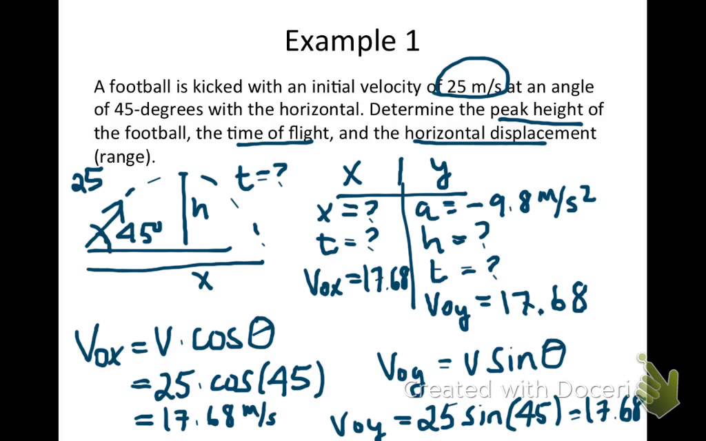 Bell - 2D Projectile Motion Problem Solving - YouTube