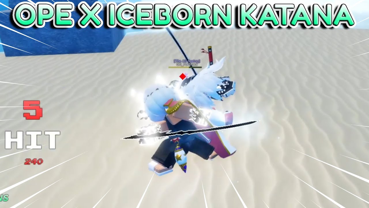 [GPO] Ope X Iceborn Katana Makes A Crazy Combo YouTube