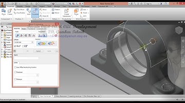 [How To Make] Pillow Block | Bearing | Shaft/Poros | Autodesk Inventor | Indar Luh Sepdyanuri #Part3