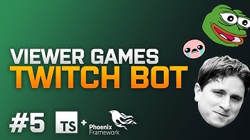 Twitch Bot using TypeScript - Testing, building and designing - Viewer Games App
