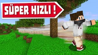 MİNECRAFT ama SÜPER HIZLI ( çoook zor )