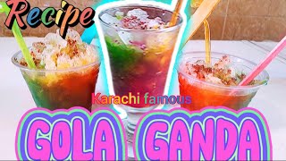 Karachi famous Gola Ganda recipe|bahadrabad ka gola ganda|اب گھر میں گولا گنڈا بنائیں @nida qadir