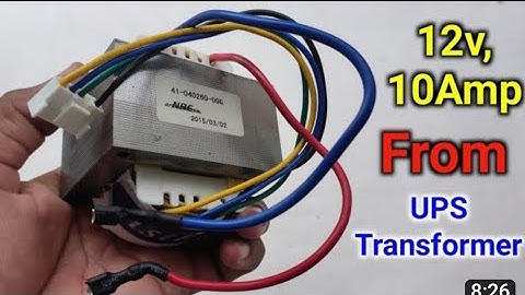 ups transformer check with multimeter