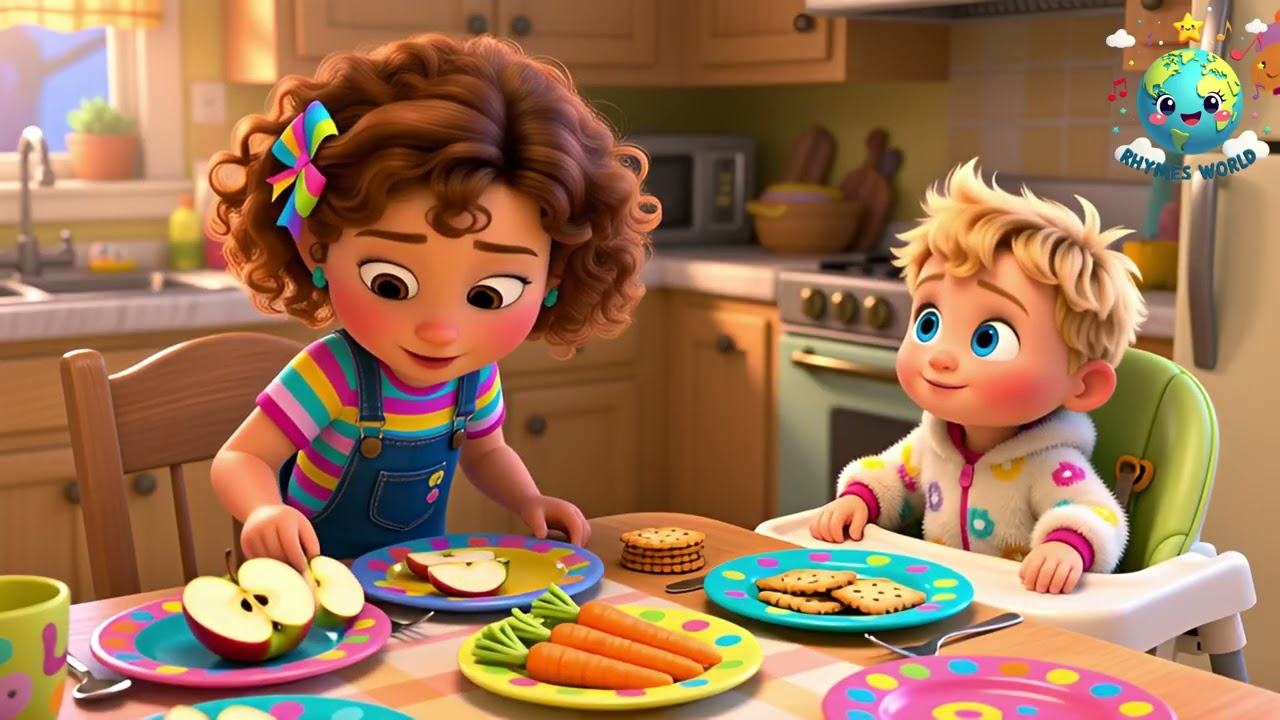Snack Time  Song for Kids | Nursery Rhymes