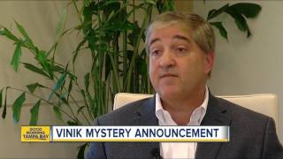 Vinik to make announcement Tuesday