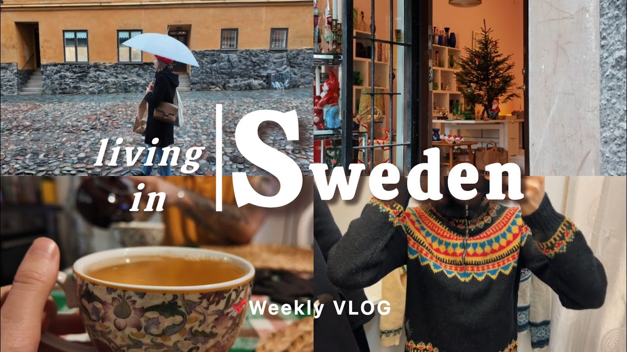 Quietly Living Through Deep Autumn in Stockholm ☕️🍂🇸🇪| Living in Sweden 