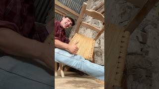 Resisting My First Sugan Chair #ireland #chair #suganchair #woodwork #repair #craft