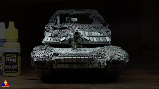 картинка: Создаём лучший «Абрамс» | Учебное пособие по защите от дронов и динамической защите в масштабе 1/35
