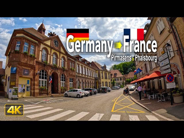 Driving from Germany 🇩🇪 to France 🇫🇷 through the Northern Vosges [Driver's View]