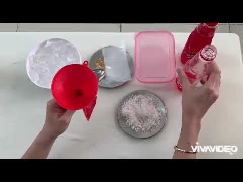 THÍ NGHIỆM: THỔI BONG BÓNG BẰNG GIẤM VÀ BAKING SODA