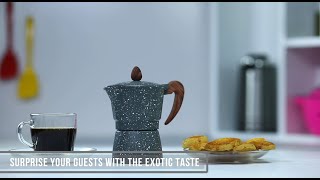 Ibell Mp3370S Clic 3 Cup Moka Pot Espresso Maker Working Demo Video