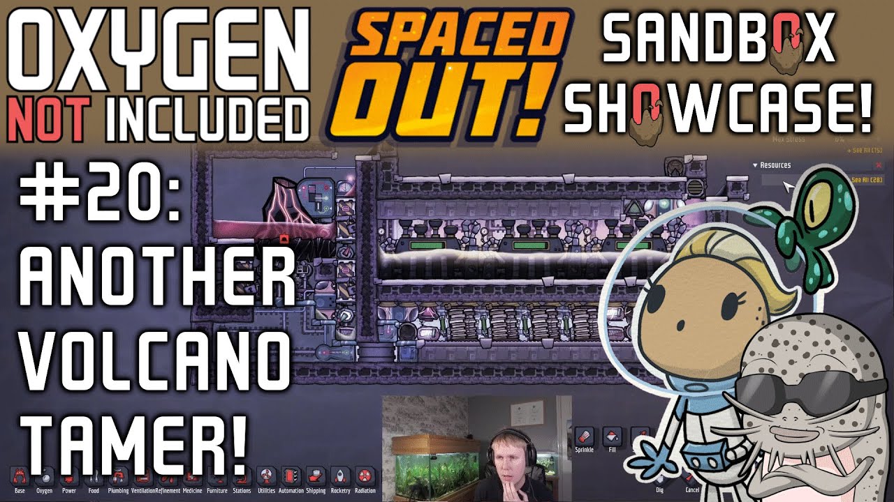How To Handle Volcano Power In ONI: Spaced Out! Sandbox Showcase #20