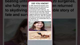 Download Lagu 😱 She Fell 14,500 Feet… and Survived Because of FIRE ANTS 🐜 | The Unbelievable Story of Joan Murray MP3