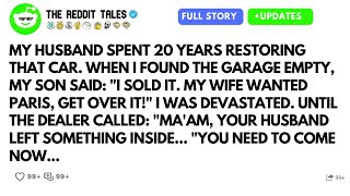 My Husband Spent 20 Years Restoring That Car. When I Found The Garage Empty, My Son Said..