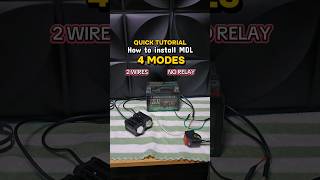 Quick Tutorial on how to install 4 MODES Mini Driving Lights. 2 wires NO RELAY #MDL #DIY #Shorts
