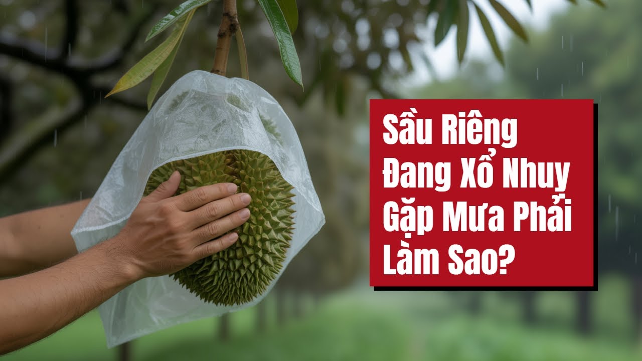 Sầu Riêng Đang Xổ Nhuỵ Gặp Mưa Phải Làm Sao?