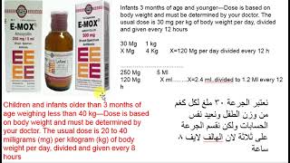 حساب جرعة المضادات الحيوية للاطفال موضوع مهم جدا