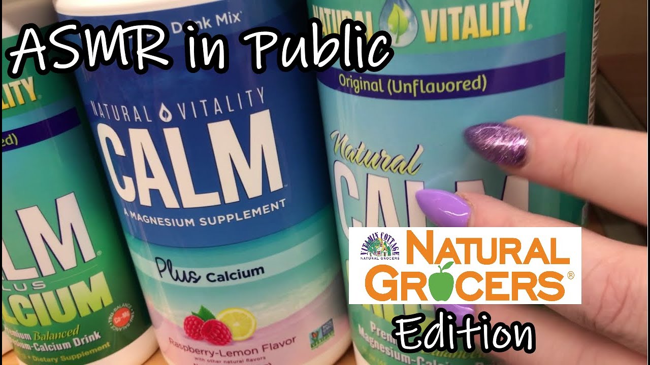 ASMR | Tracing at Natural Grocers - ASMR in Public | No Talking