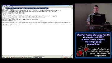 Web PenTesting Workshop Part 11 of 12 What we have of CSRF Jeremy Druin