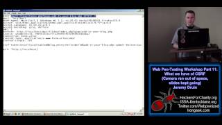 Celebrity Web PenTesting Workshop Part 11 of 12 What we have of CSRF Jeremy Druin Net Worth