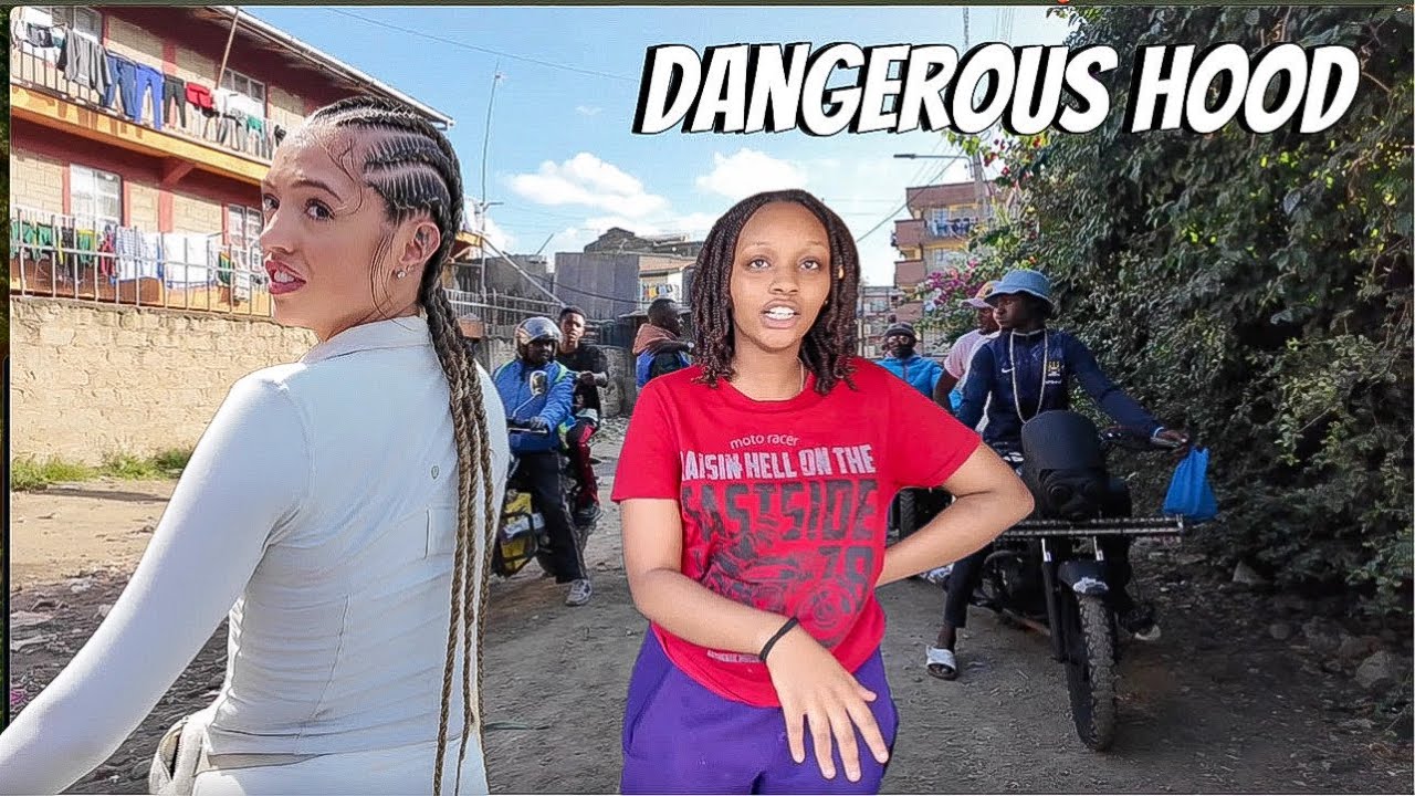 WoahVicky spending a day in most Dangerous hood in Kenya