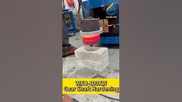 WXU-100KW Shaft Hardening Gear Quenching Induction Heating Machine Metal Heat Treatment Machine