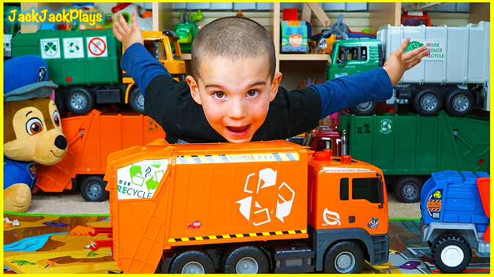 Recycling Truck Toy Unboxing! | Pretend Play with ...